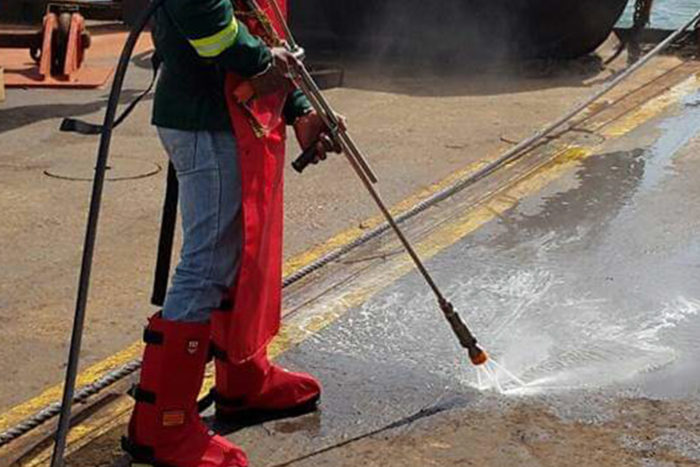 High Pressure Water Blasting Techsafe Services Guyana 